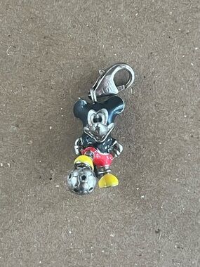 Vintage Thomas Sabo Sterling Silver and Enamel Mickey Mouse Charm
